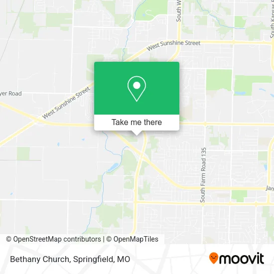 Bethany Church map