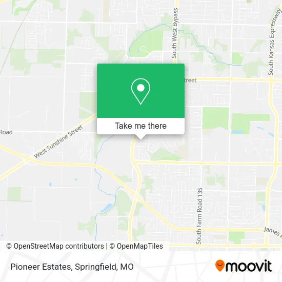 Mapa de Pioneer Estates
