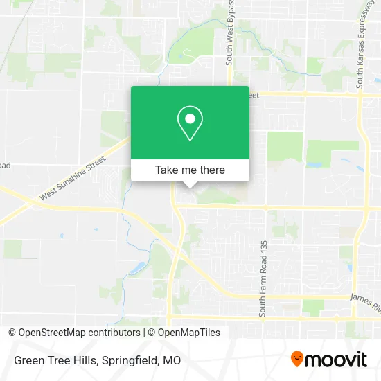Mapa de Green Tree Hills