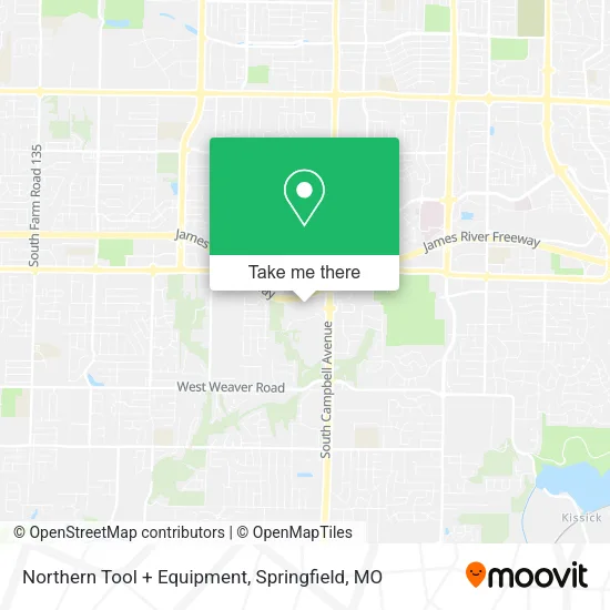 Northern Tool + Equipment map