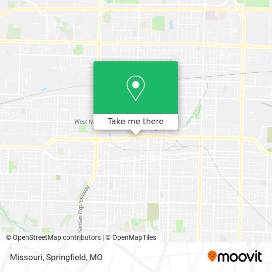 Mapa de Missouri