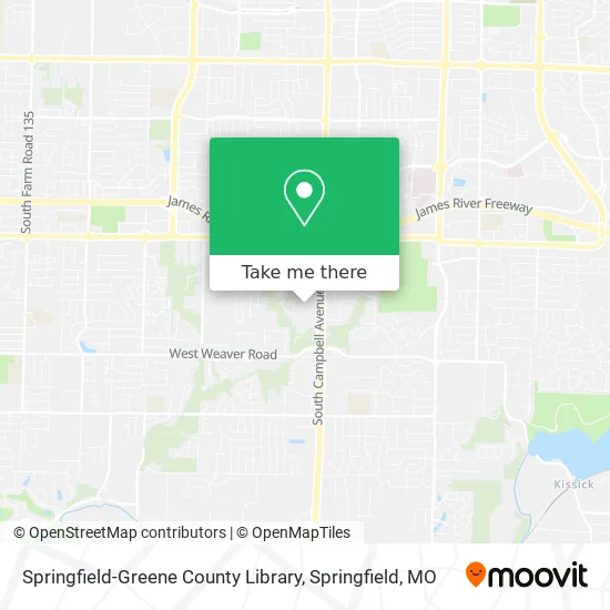 Springfield-Greene County Library map