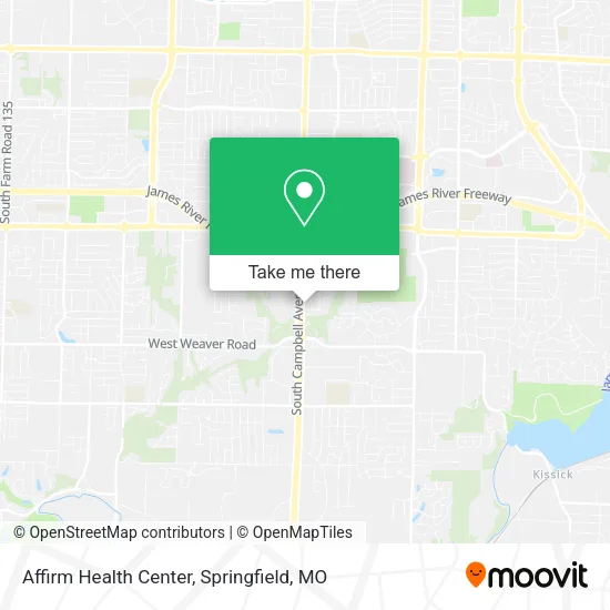 Affirm Health Center map