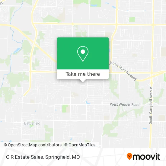 C R Estate Sales map