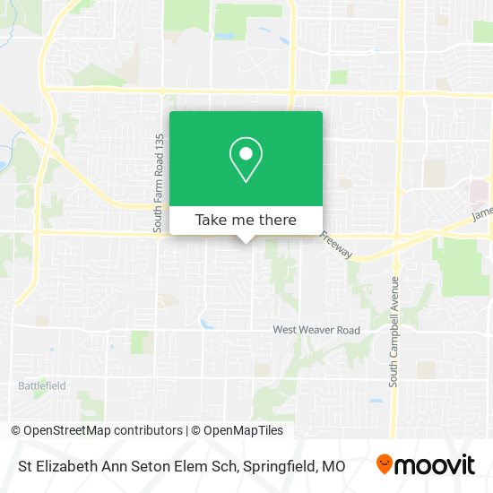St Elizabeth Ann Seton Elem Sch map