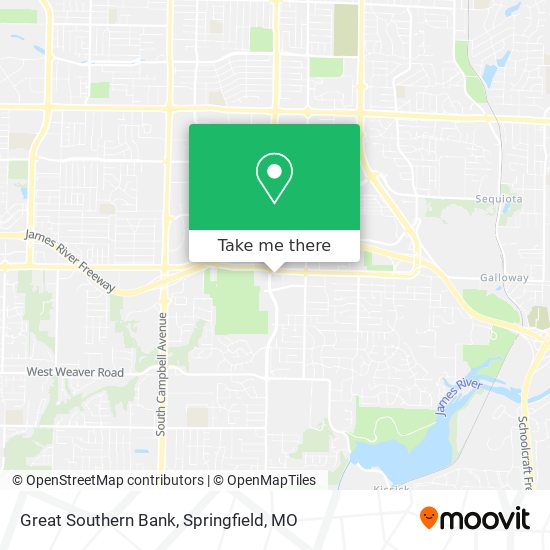 Great Southern Bank map