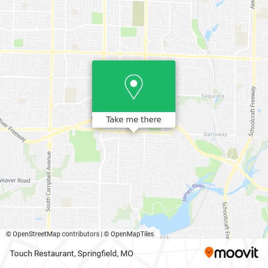 Touch Restaurant map