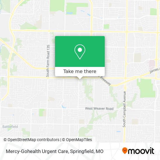 Mercy-Gohealth Urgent Care map