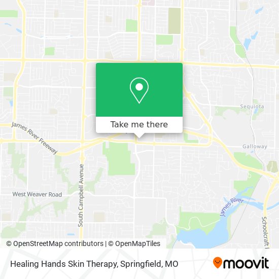 Healing Hands Skin Therapy map
