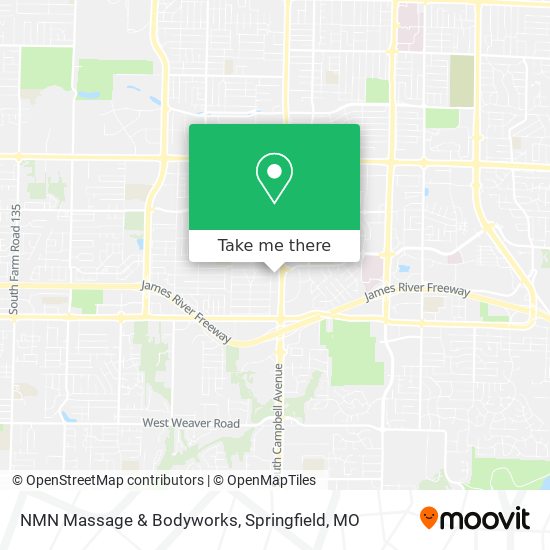 Mapa de NMN Massage & Bodyworks