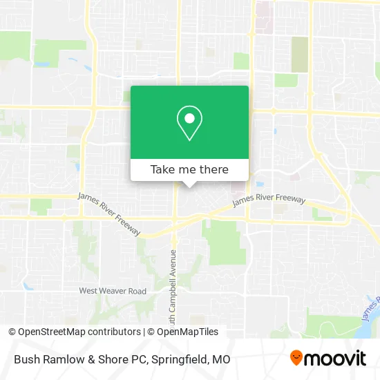 Bush Ramlow & Shore PC map