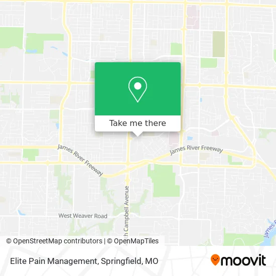 Elite Pain Management map