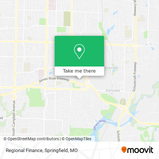 Regional Finance map