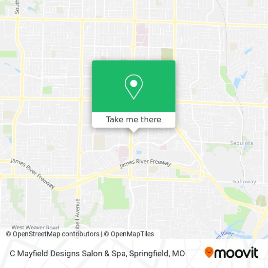 Mapa de C Mayfield Designs Salon & Spa