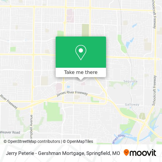 Jerry Peterie - Gershman Mortgage map