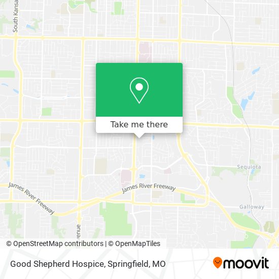 Good Shepherd Hospice map