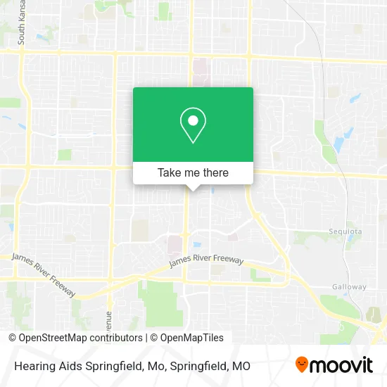 Hearing Aids Springfield, Mo map