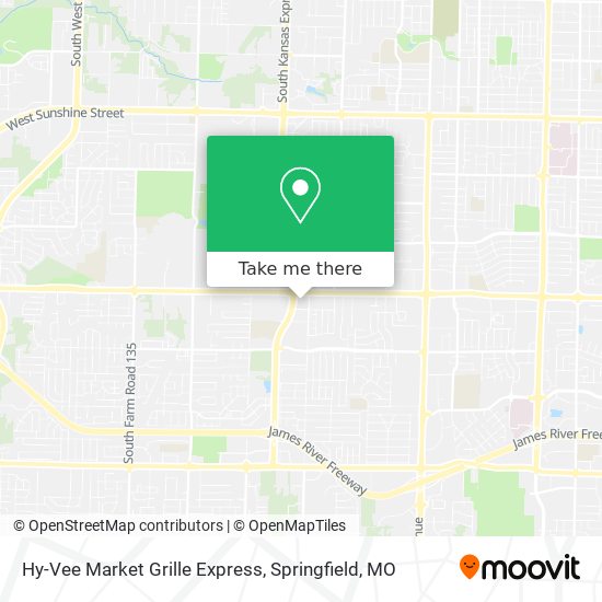 Hy-Vee Market Grille Express map
