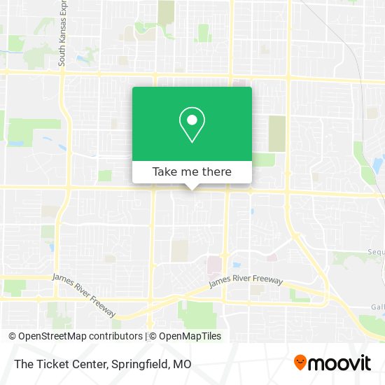 Mapa de The Ticket Center