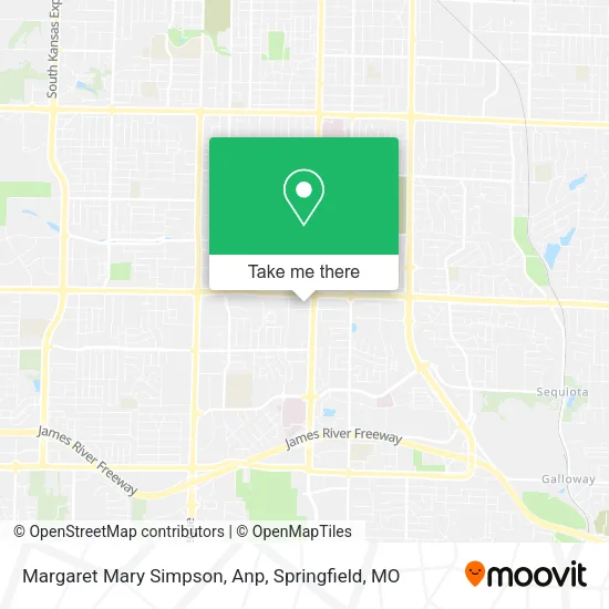 Margaret Mary Simpson, Anp map
