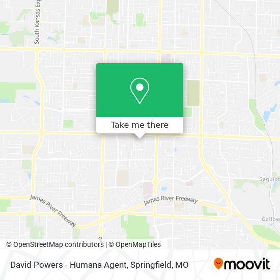 Mapa de David Powers - Humana Agent