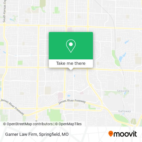 Garner Law Firm map