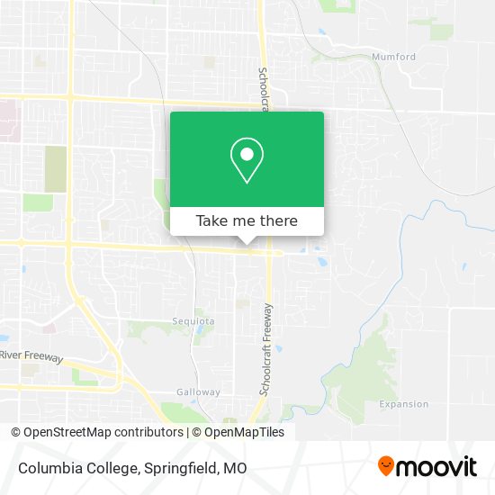 Columbia College map