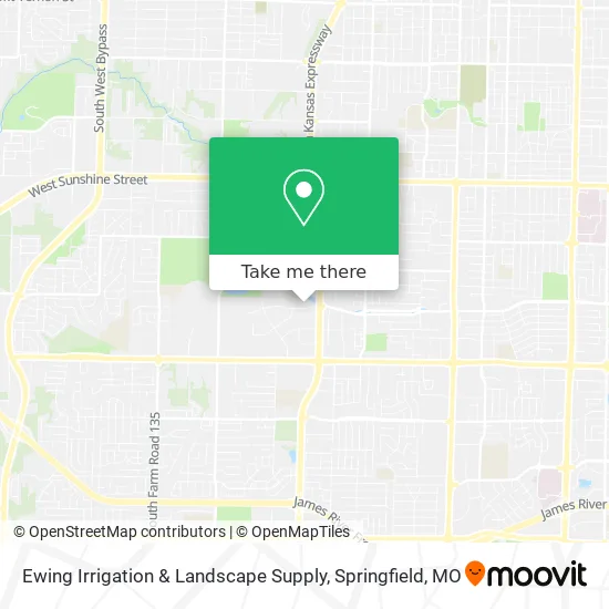 Ewing Irrigation & Landscape Supply map