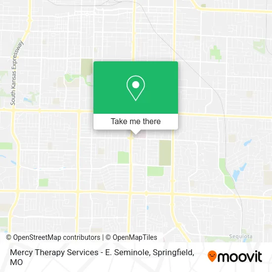 Mercy Therapy Services - E. Seminole map