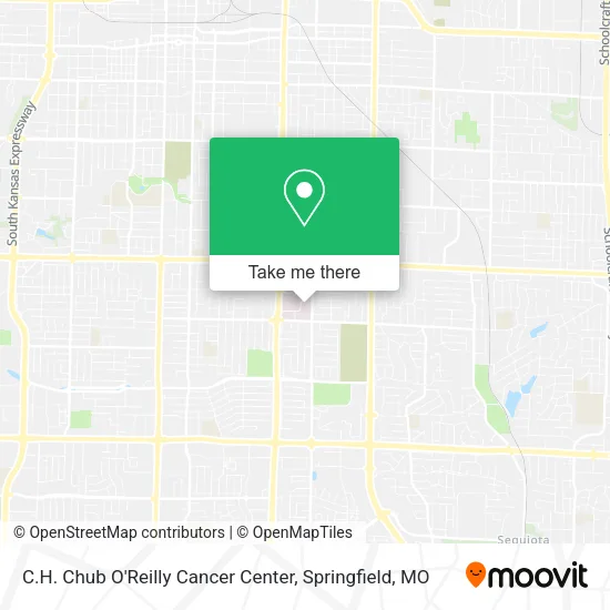 Mapa de C.H. Chub O'Reilly Cancer Center