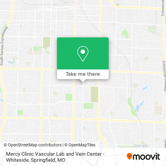 Mapa de Mercy Clinic Vascular Lab and Vein Center - Whiteside