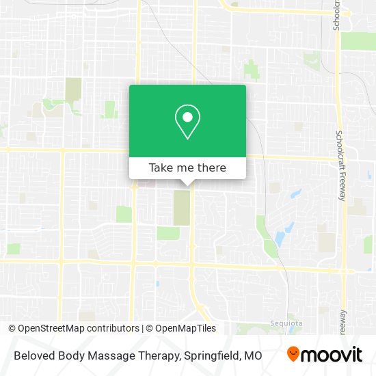 Beloved Body Massage Therapy map