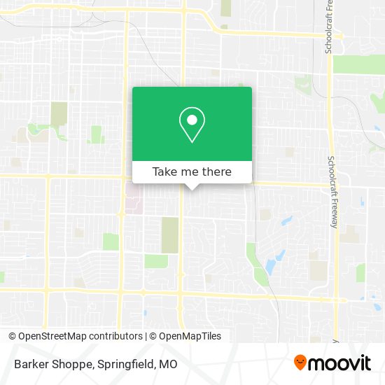 Mapa de Barker Shoppe