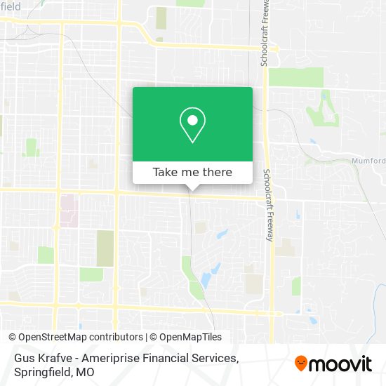 Mapa de Gus Krafve - Ameriprise Financial Services