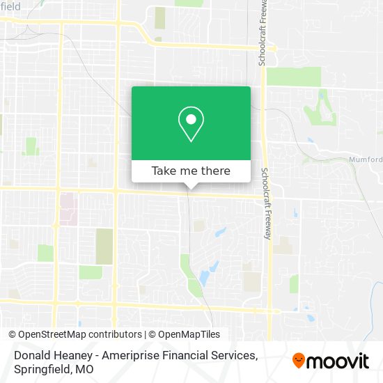Donald Heaney - Ameriprise Financial Services map
