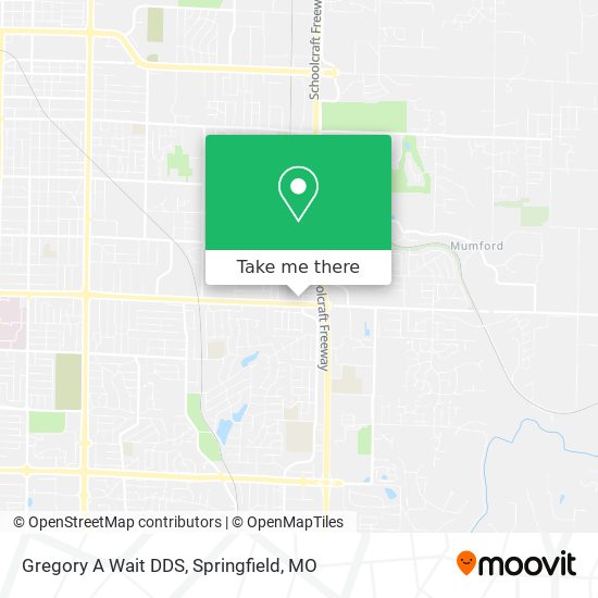 Gregory A Wait DDS map