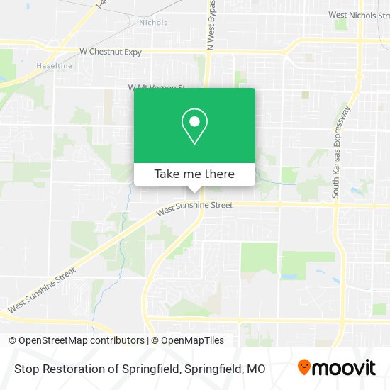 Mapa de Stop Restoration of Springfield