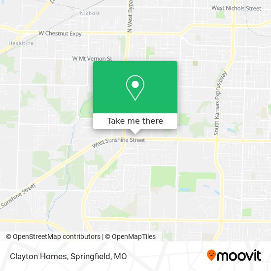 Mapa de Clayton Homes
