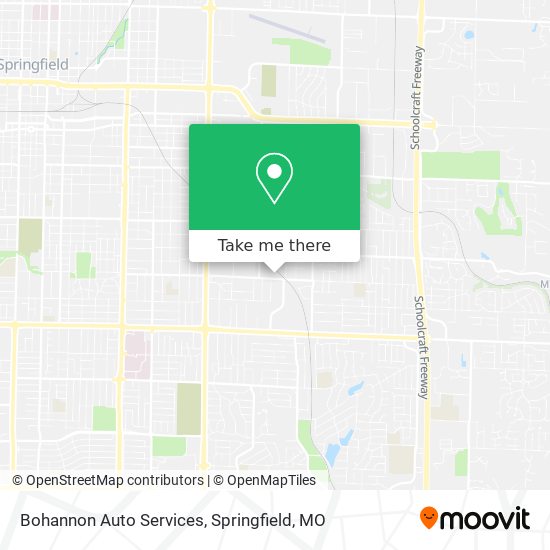 Bohannon Auto Services map