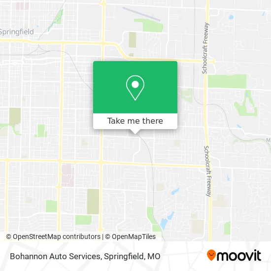 Bohannon Auto Services map