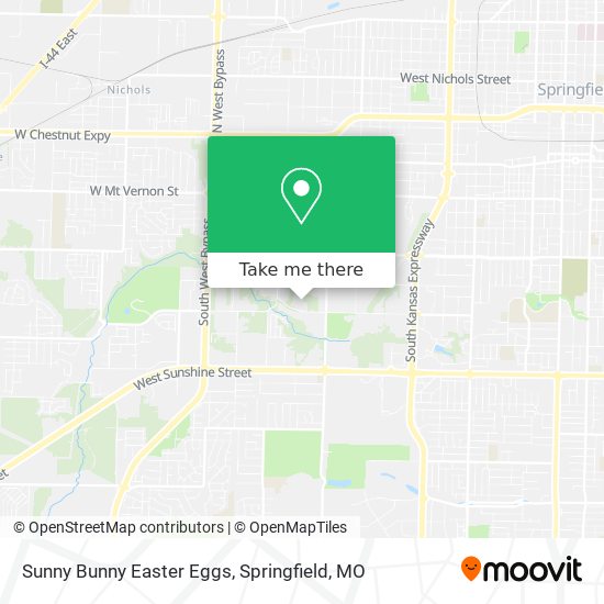 Sunny Bunny Easter Eggs map