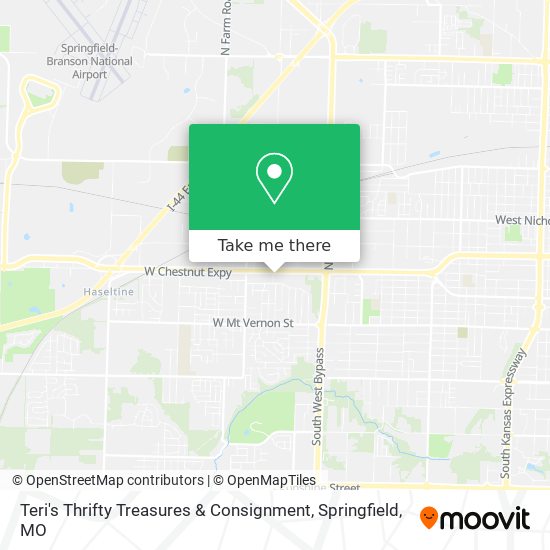 Teri's Thrifty Treasures & Consignment map