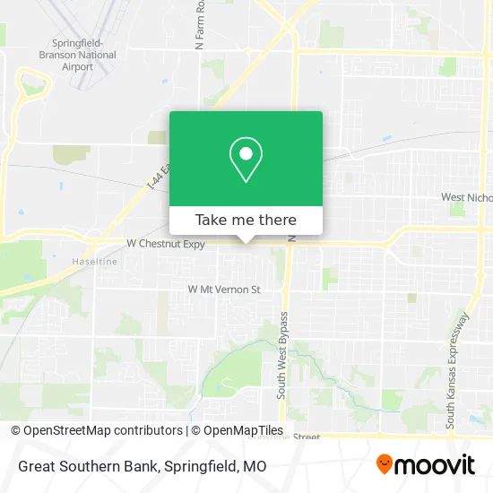 Mapa de Great Southern Bank