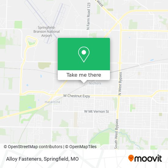 Alloy Fasteners map
