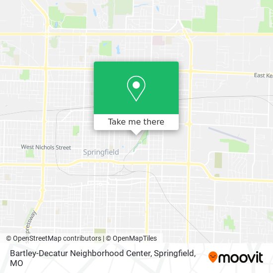 Bartley-Decatur Neighborhood Center map