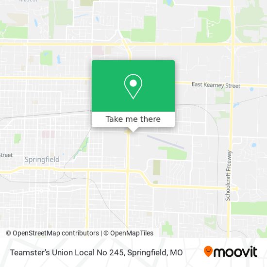 Teamster's Union Local No 245 map