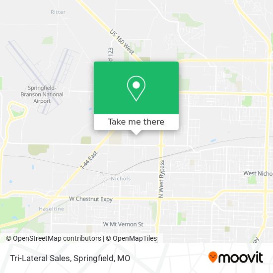 Tri-Lateral Sales map