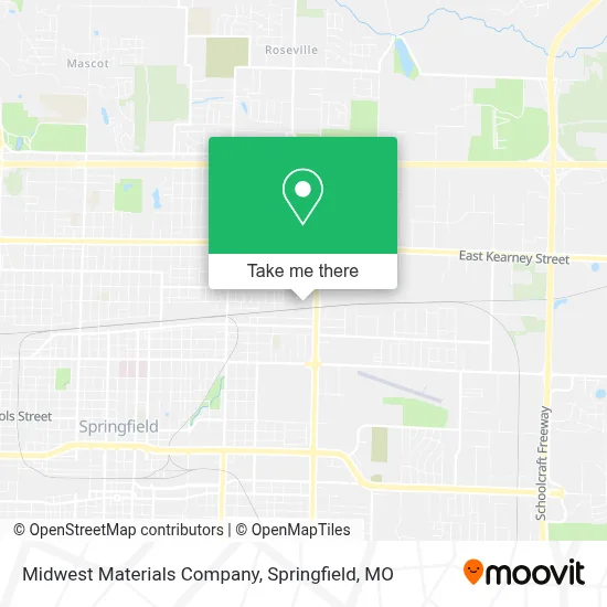Midwest Materials Company map