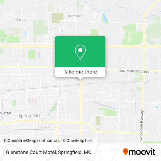 Glenstone Court Motel map