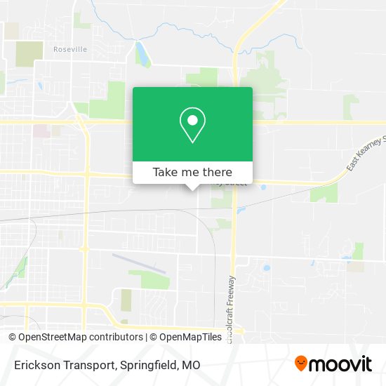 Mapa de Erickson Transport